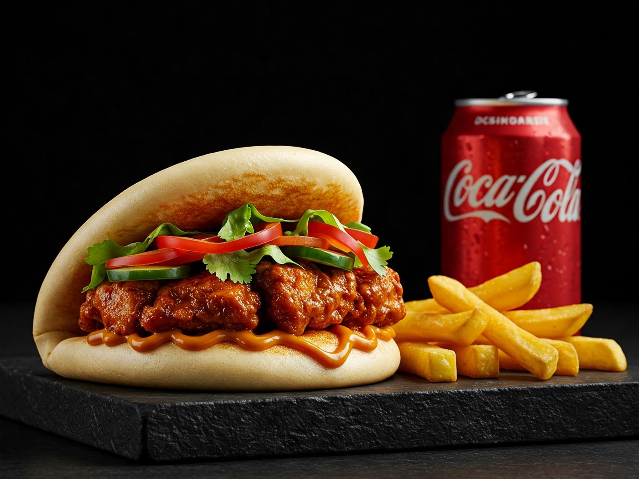 Chicken Bao Bun Meal