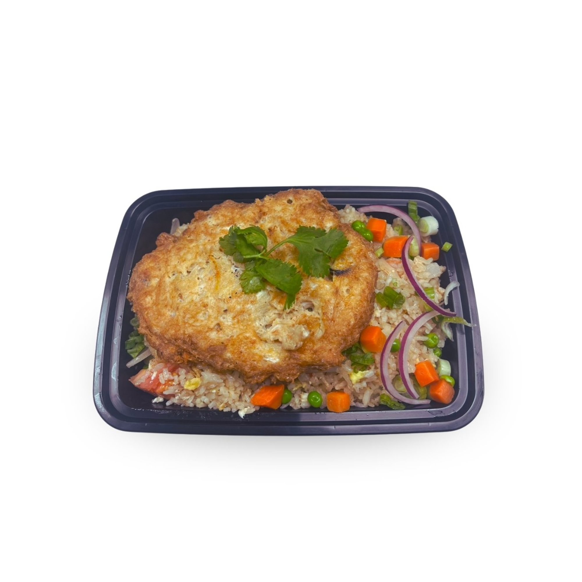 Crab Meat Omelet Fried Rice
