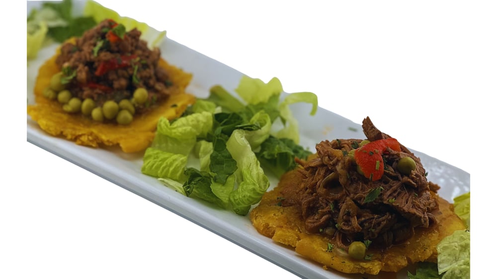 Tostone H Shredded Beef Appetizer