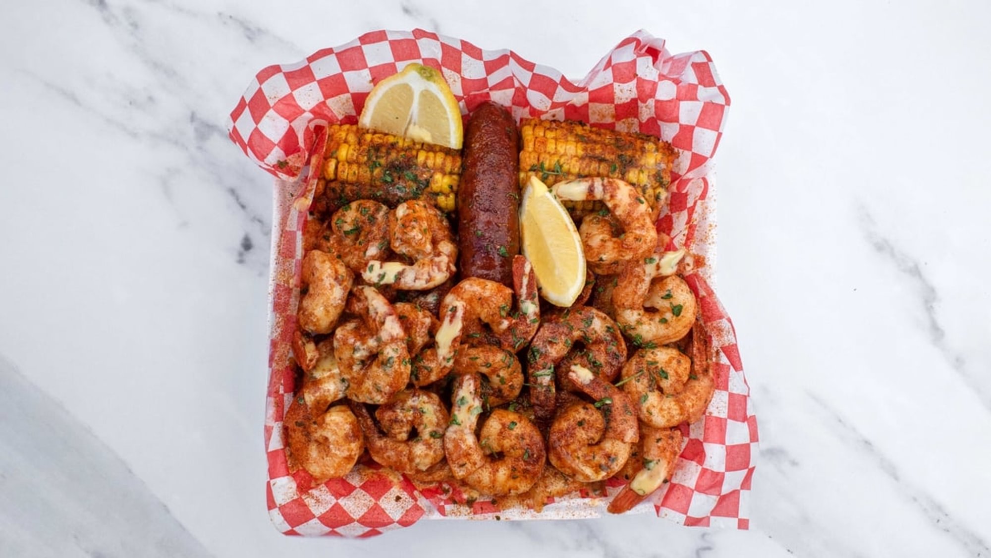 Cajun Shrimp Platter