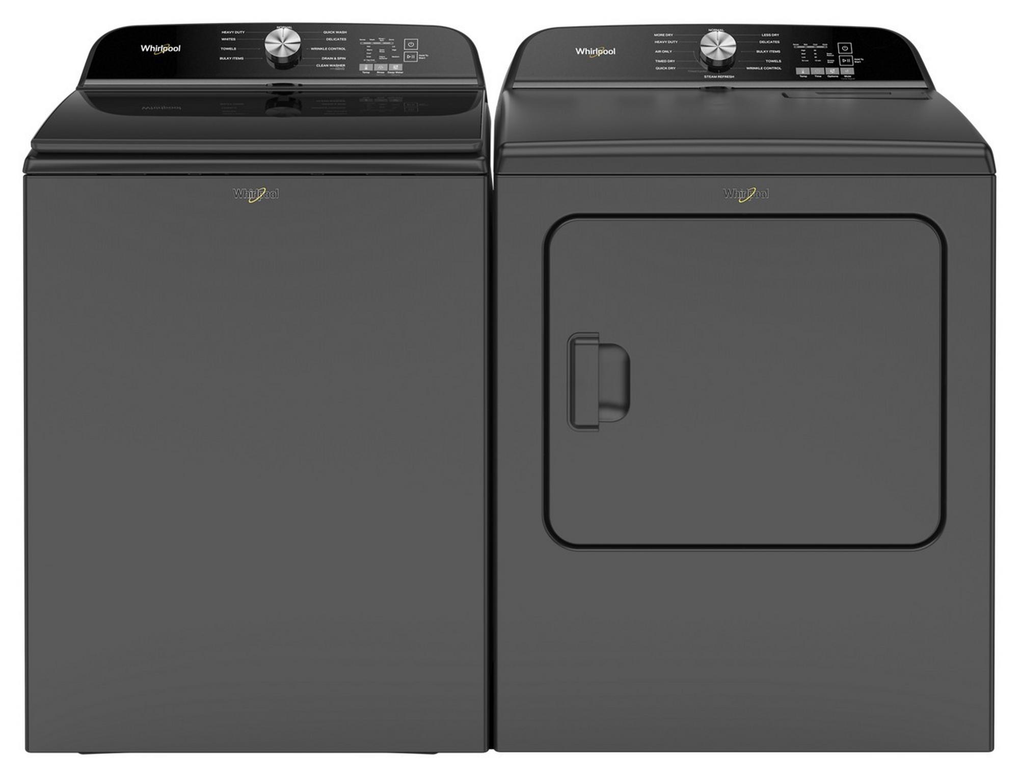 5.2 Cu. Ft. Energy Star Top Load Washer with Removable Agitator & 7.0 Cu. Ft. Electric Steam Dryer