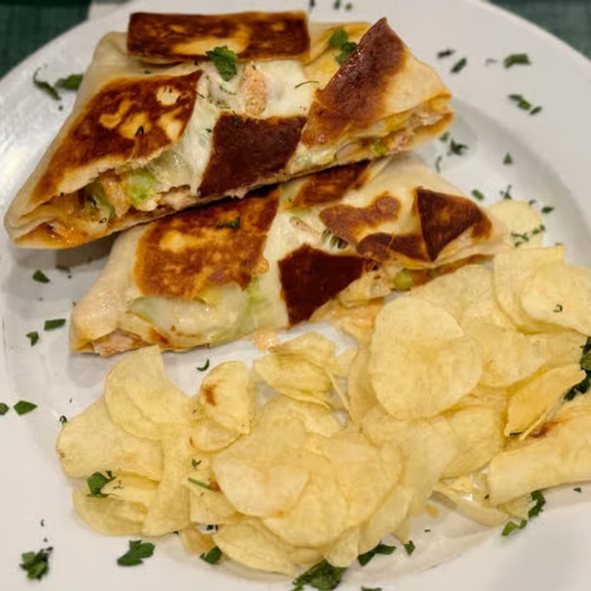 Buffalo Chicken Nacho Wrap