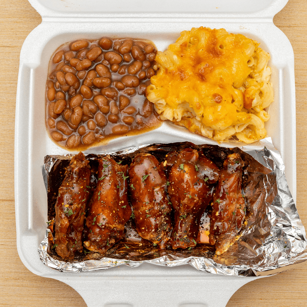 5pc Wings W Bake Beans N Mac