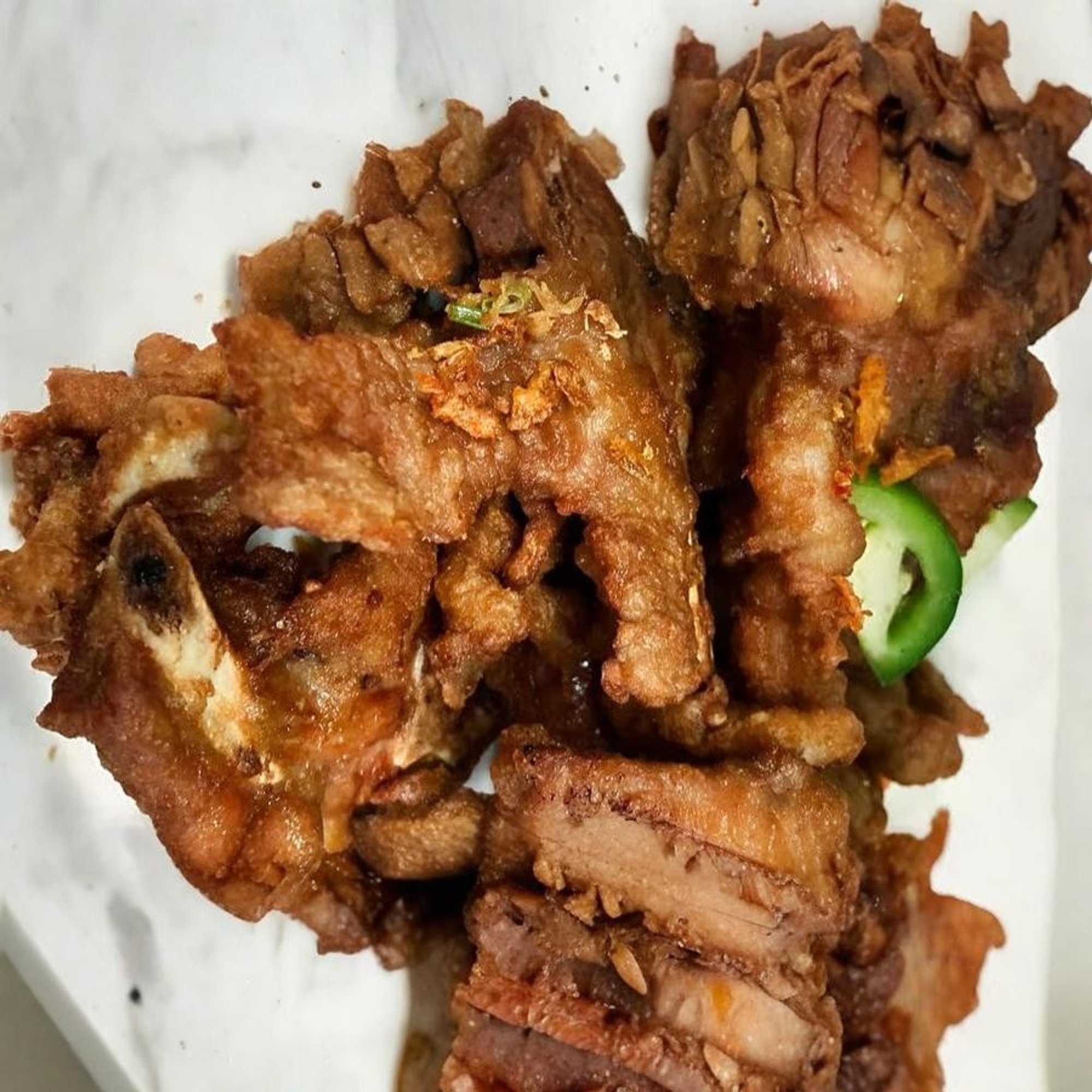 Wok-Charred Pork Chop / 椒盐肉排