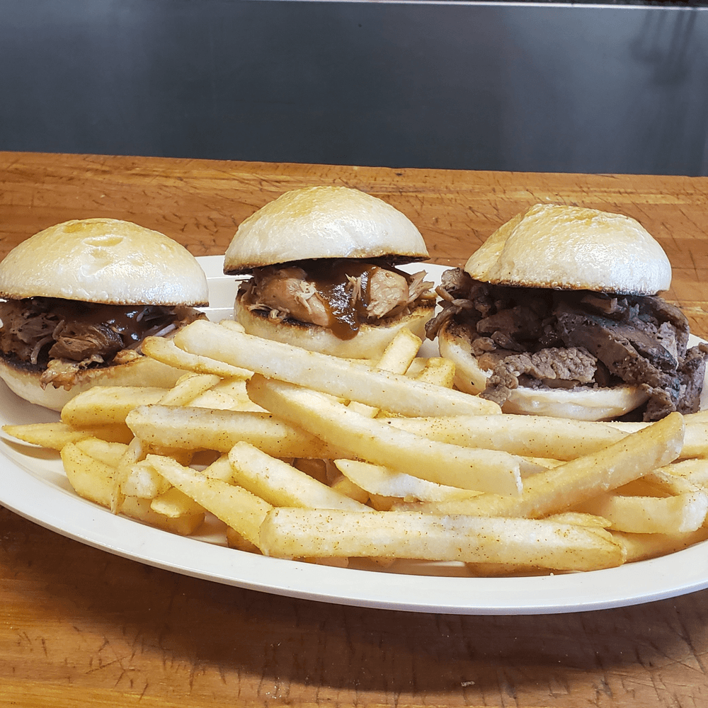 Slider Trio with Fries