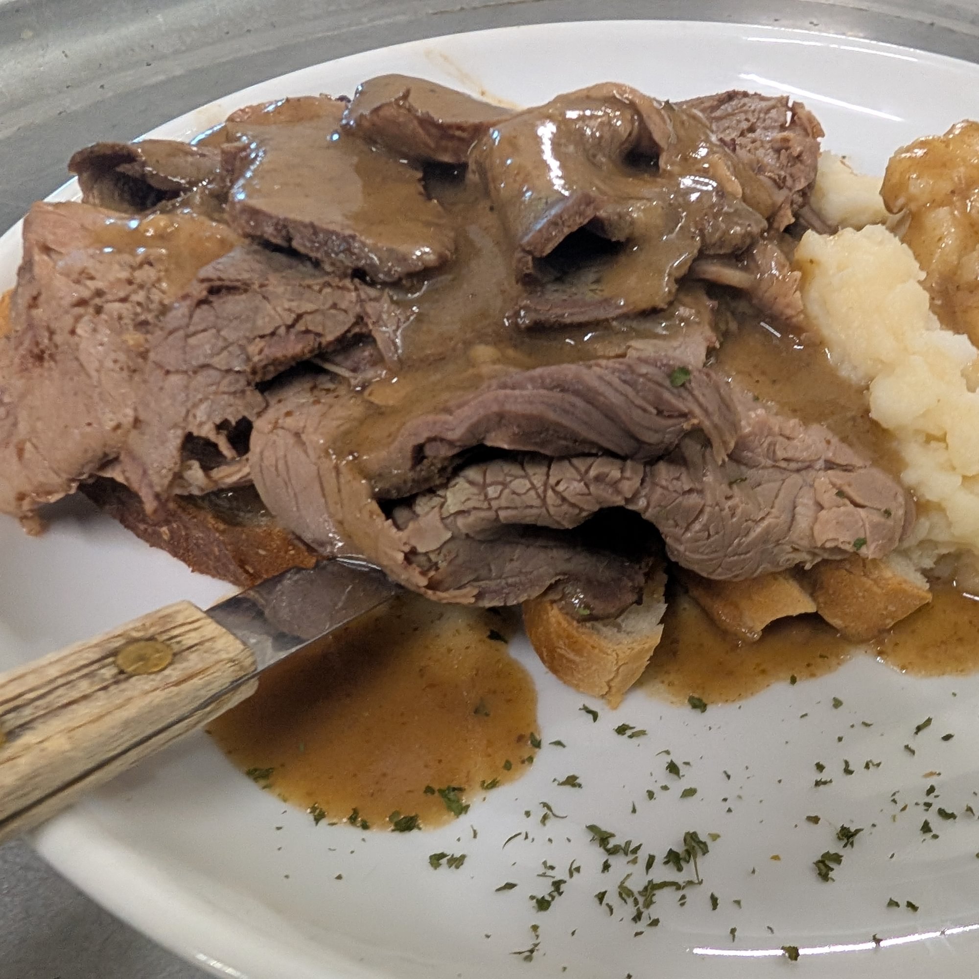 Roast Sirloin of Beef Dinner