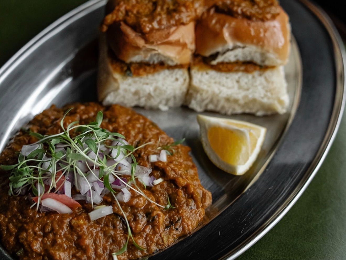 Buttered Pav Bhaji