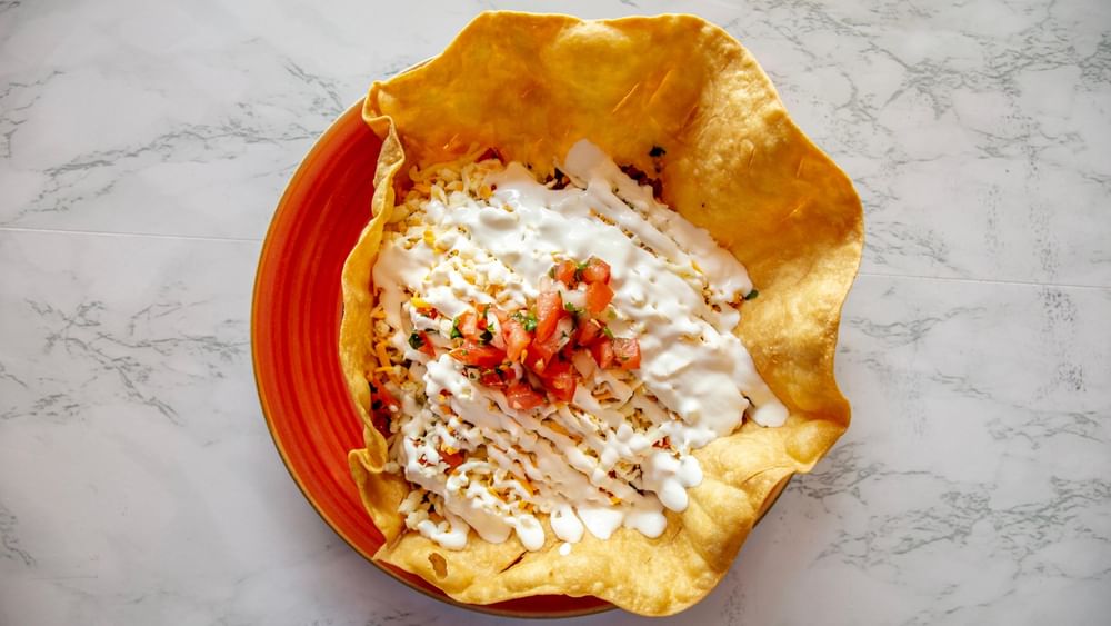 Meat burrito bowl