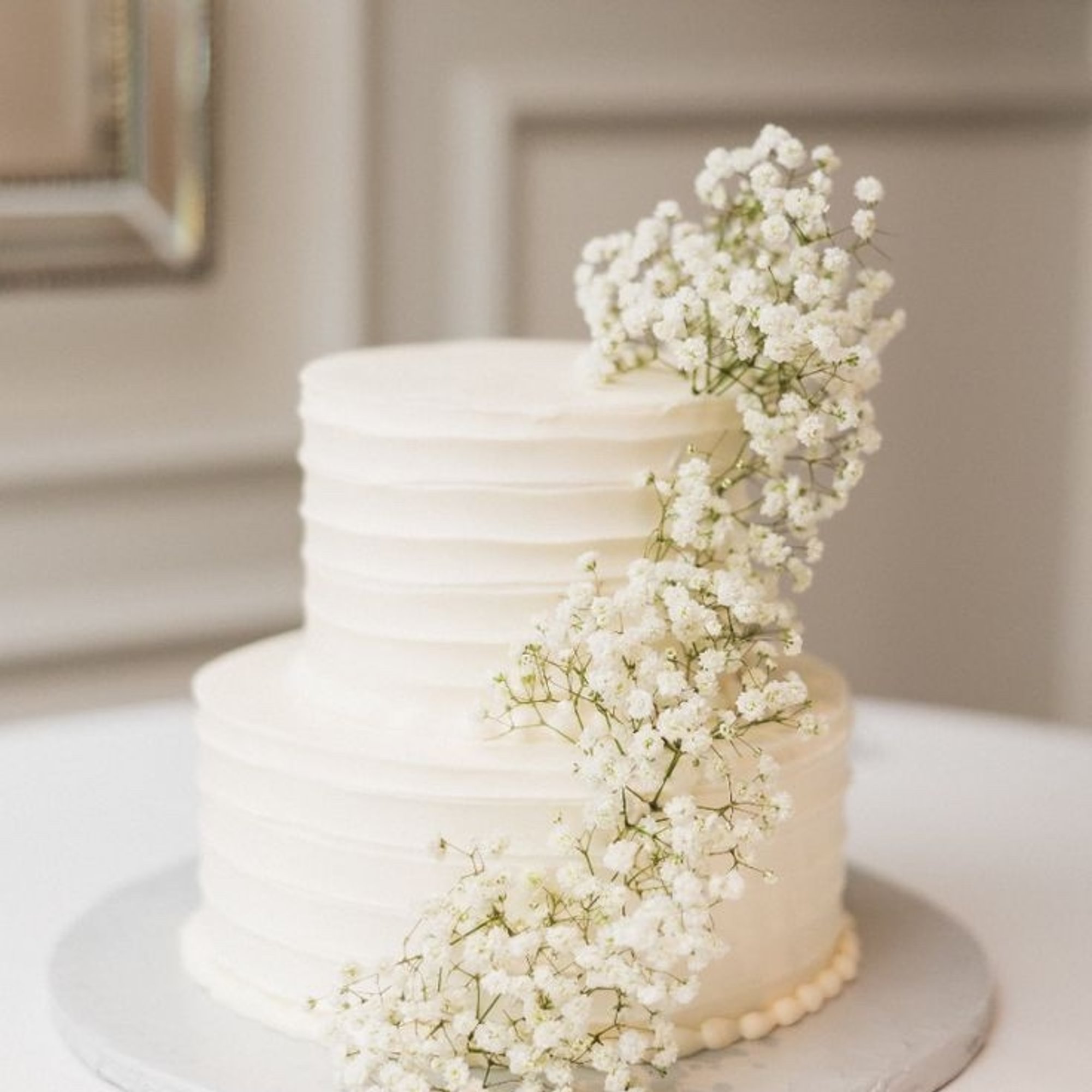 Mango & Guava Mousse Wedding Cake - $8.99 per person starting 45 people