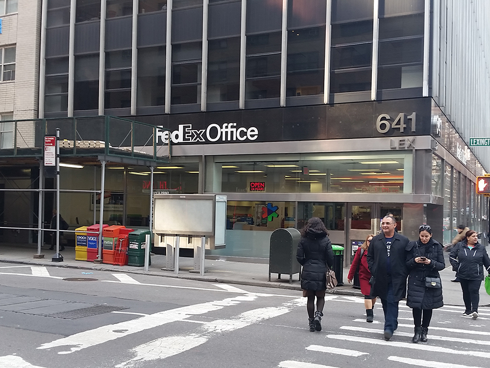 fedex office ship center new york ny