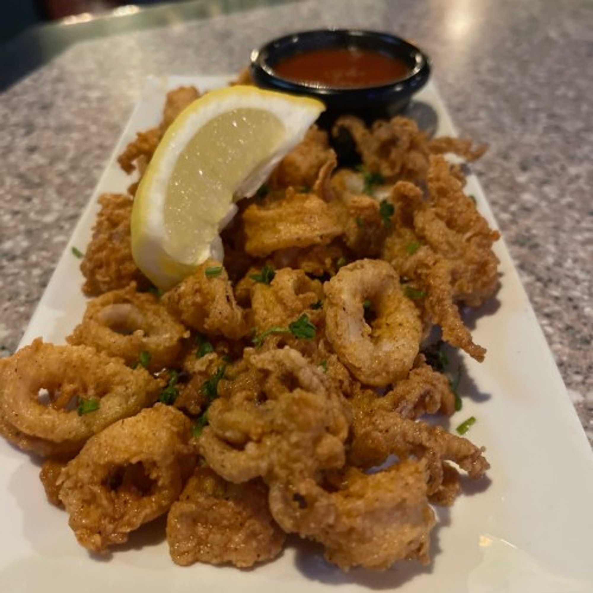 Dinner Duck's Calamari Plate