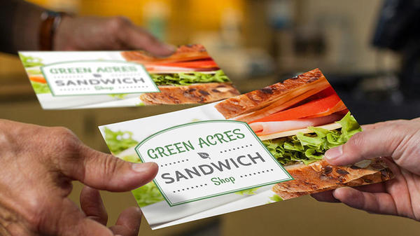 green acres sandwich store postcards