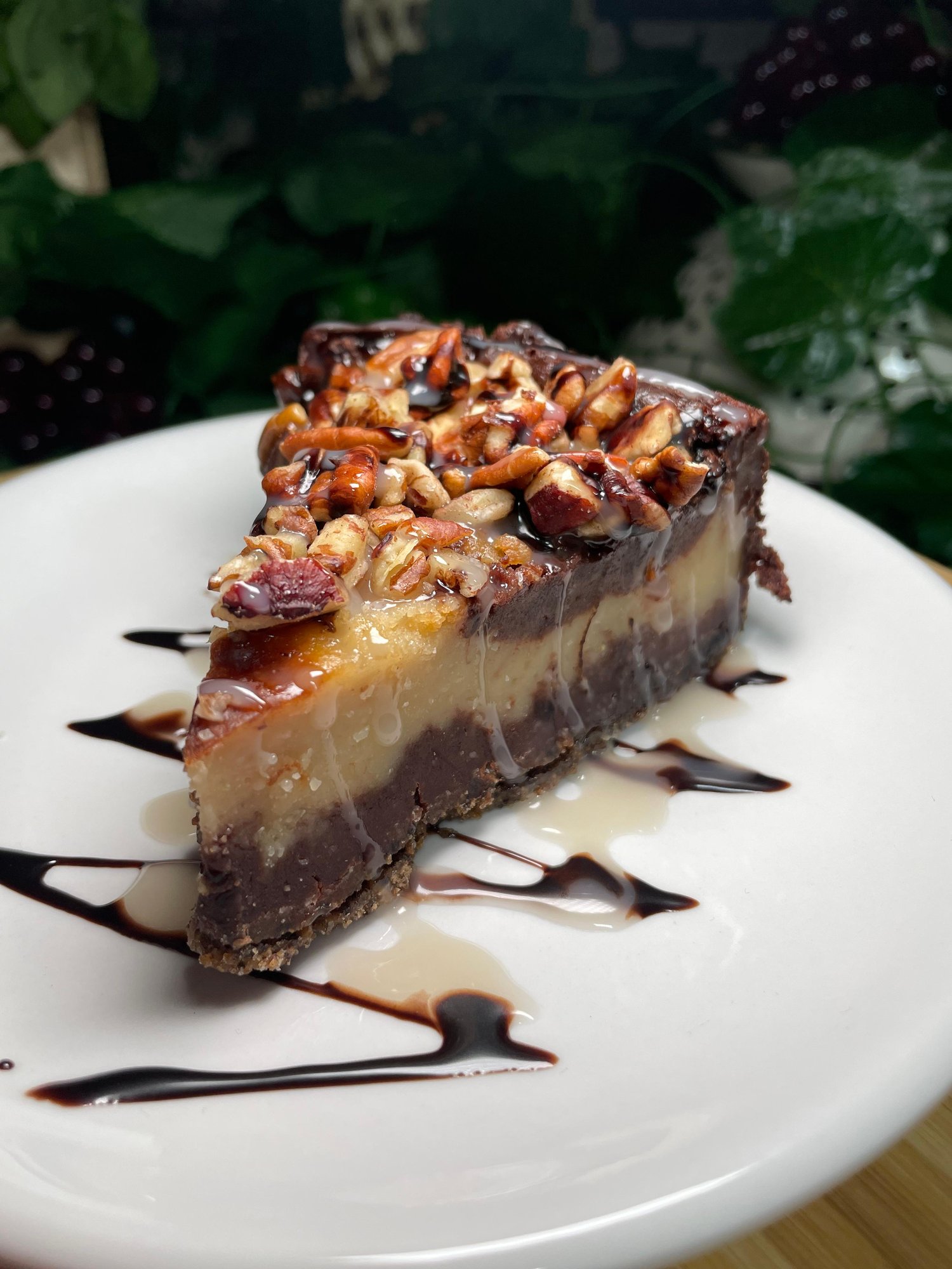 Gluten-Free Turtle CheeseCake