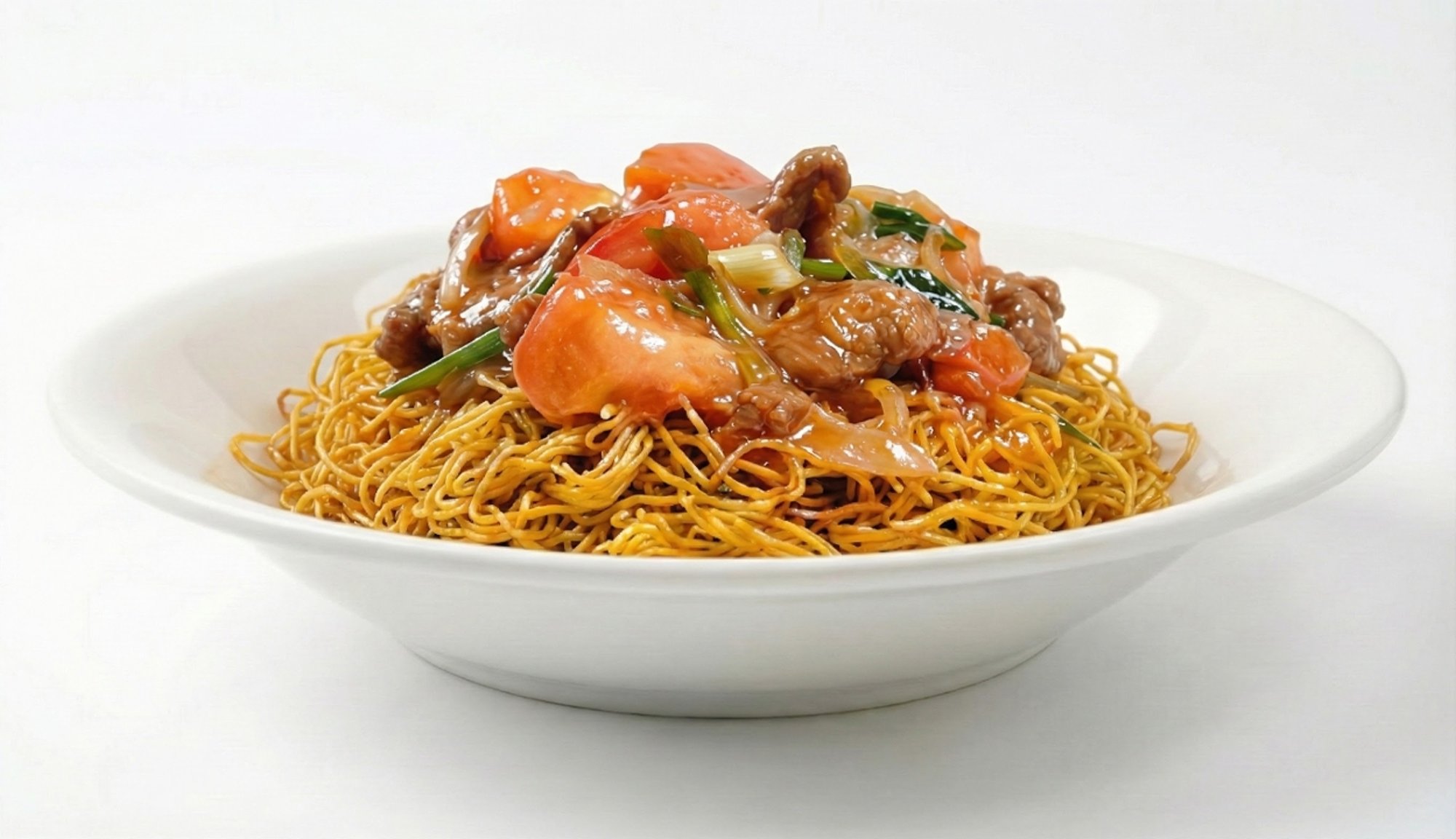 Crispy Golden Noodles - Tomato Beef