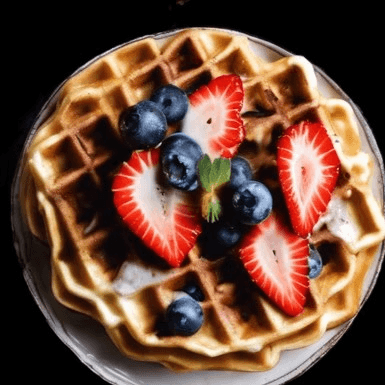 Protein Waffle Bowl