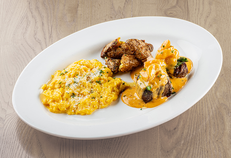 COOPER'S HAWK STEAK & EGGS