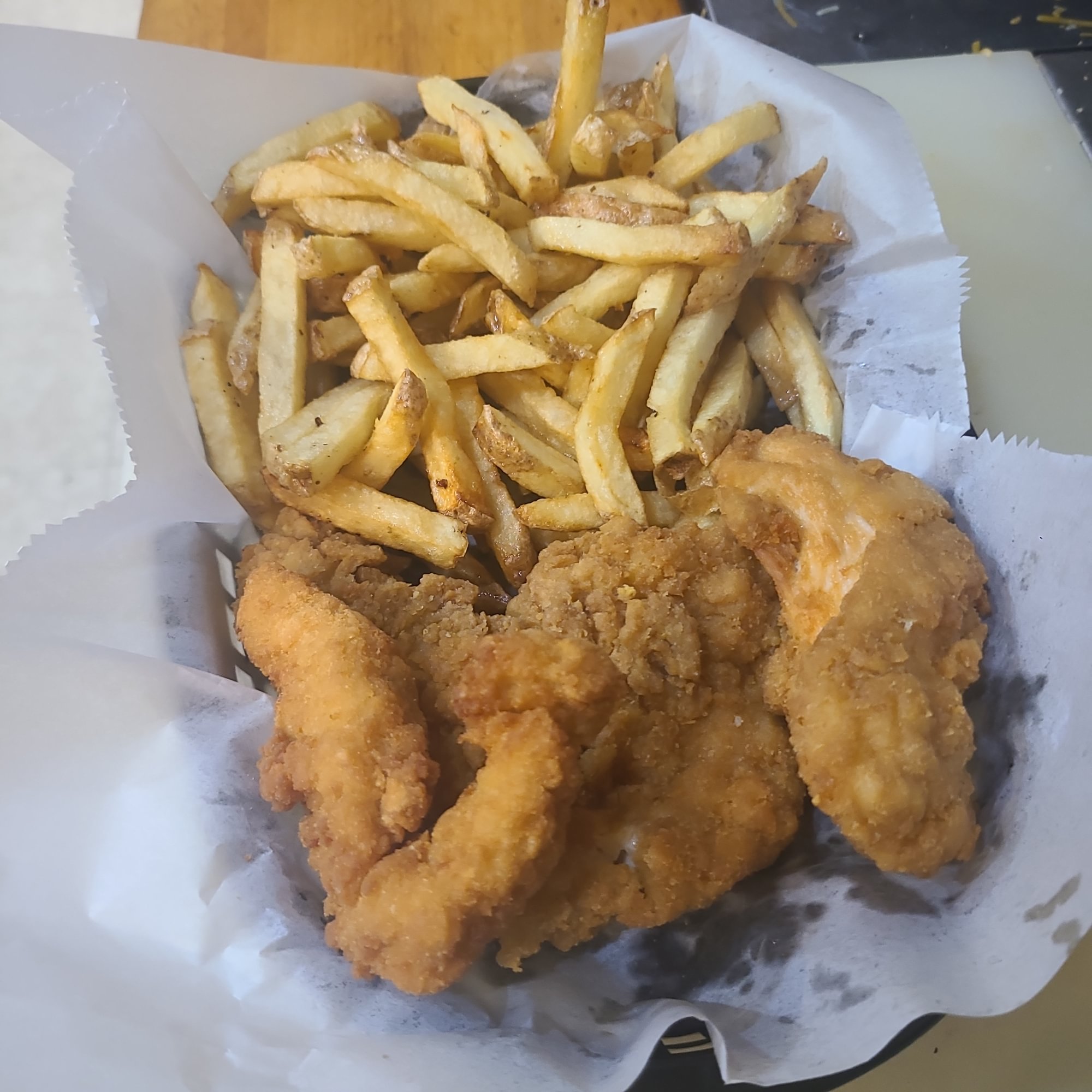 Kids Chicken Fingers and Fries