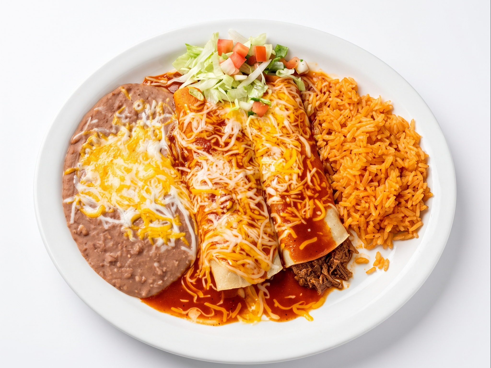 Shredded Beef Enchilada
