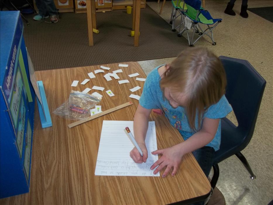 Practicing those writing skills in the School-Age Classroom.