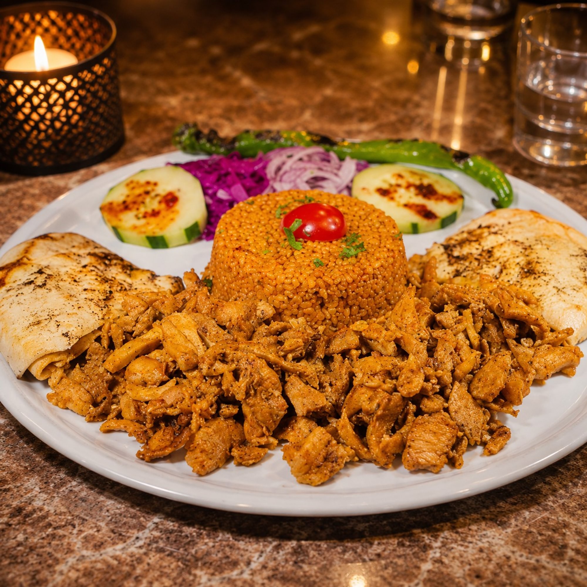 Chicken Gyro + 1 Pita