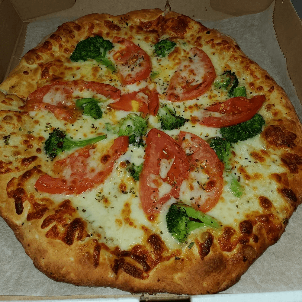 White Veggie Pizza