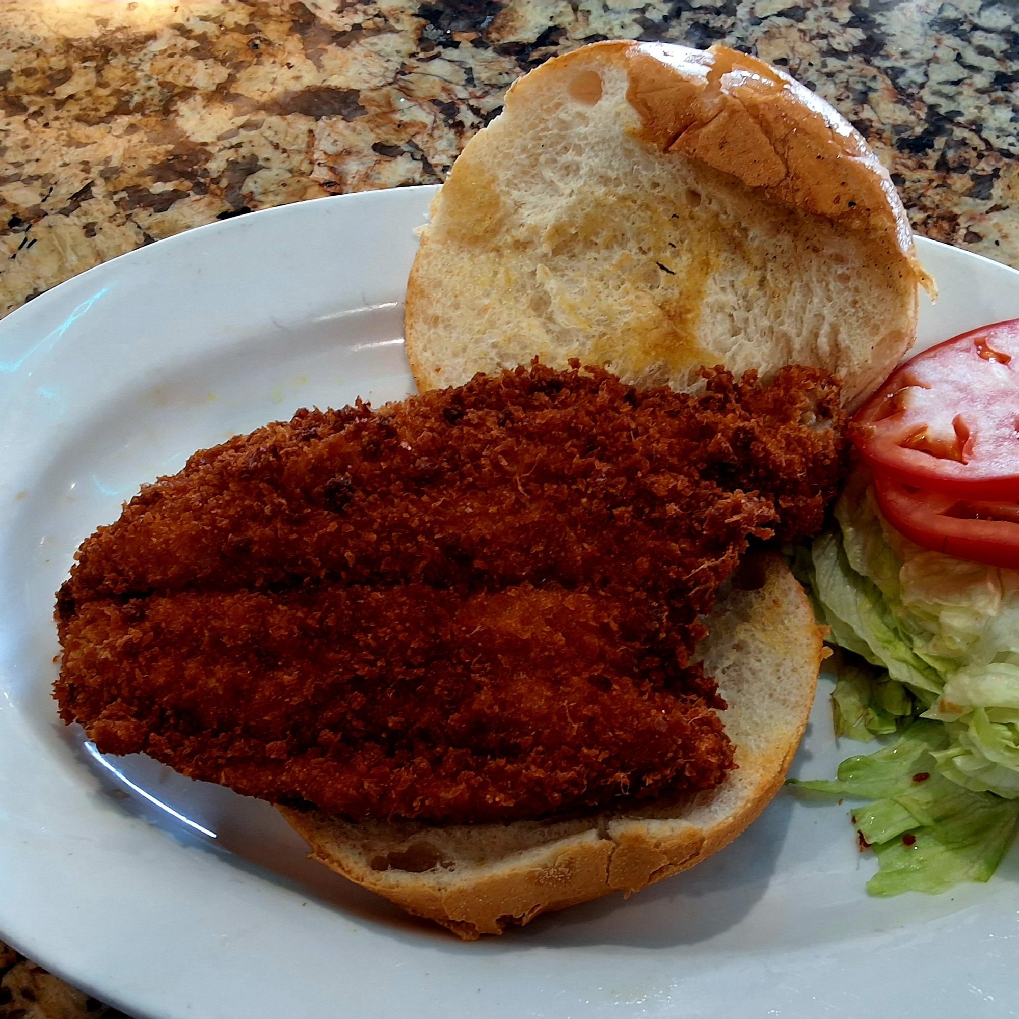 Fried Fillet of Sole Sandwich
