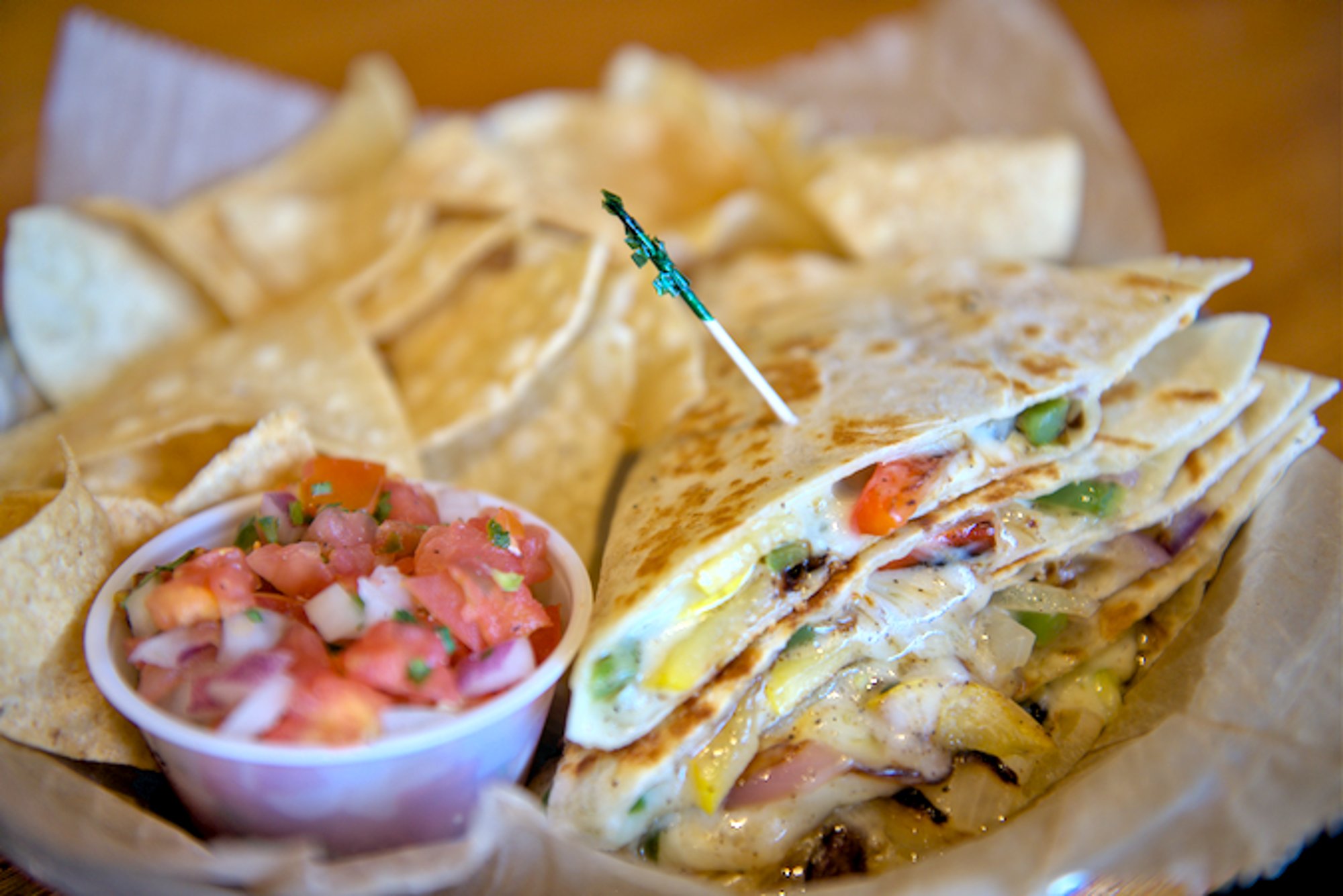 Roasted Veggies Quesadilla