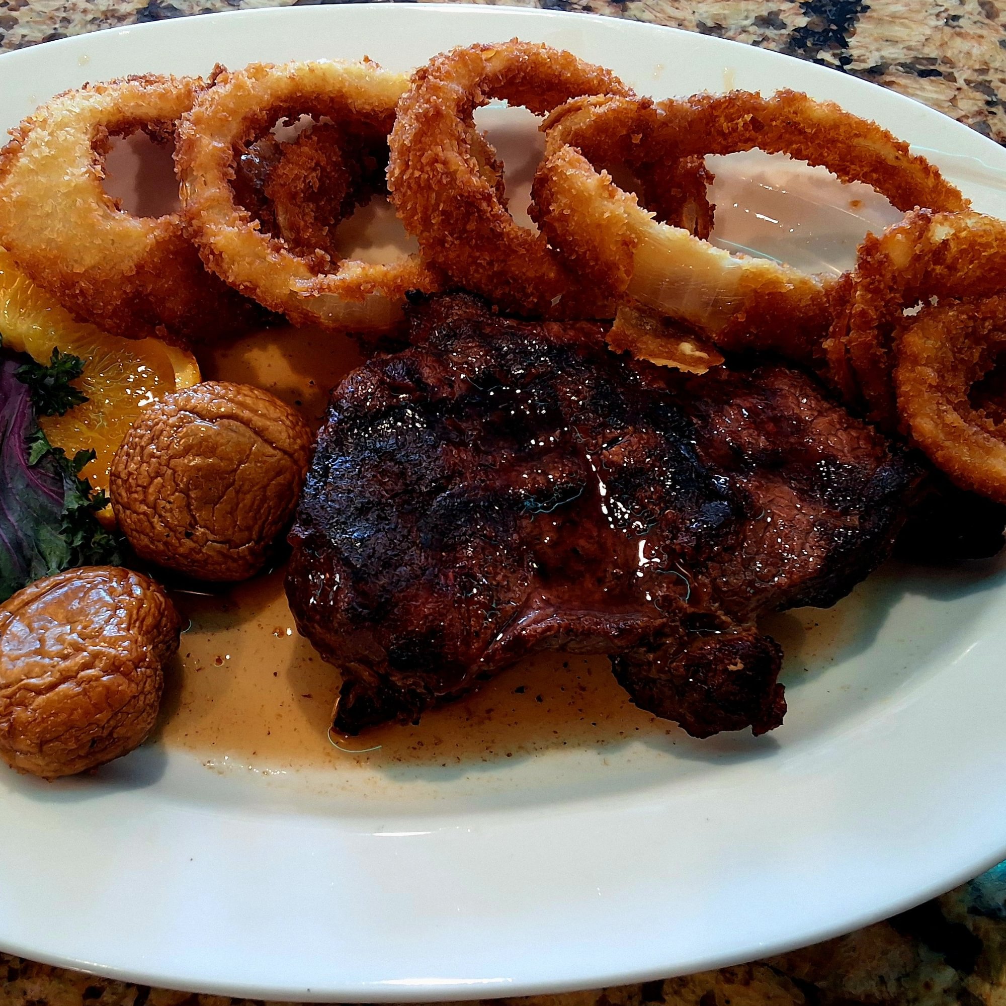 Broiled Rib-Eye Steak