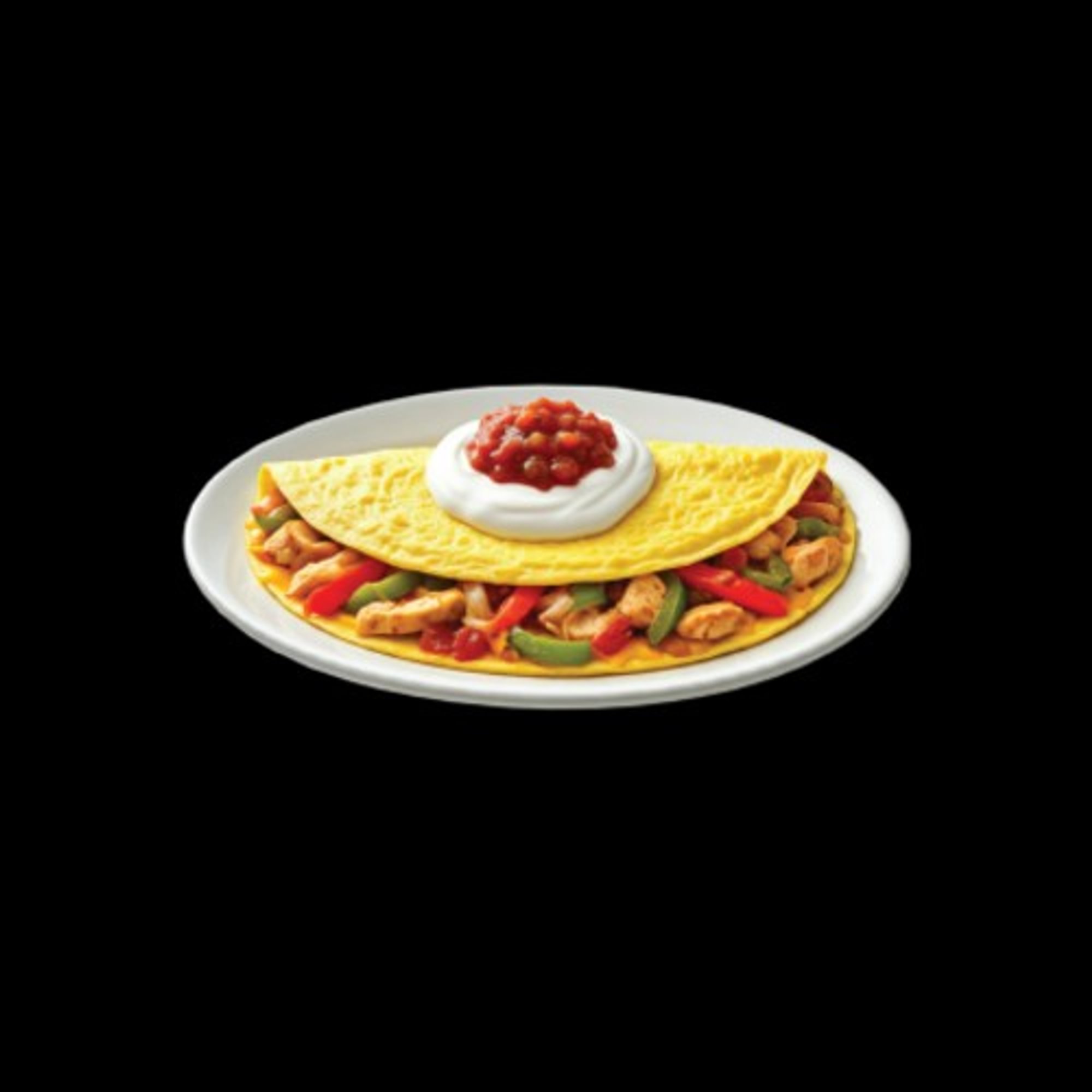 Chicken Fajita Omelette