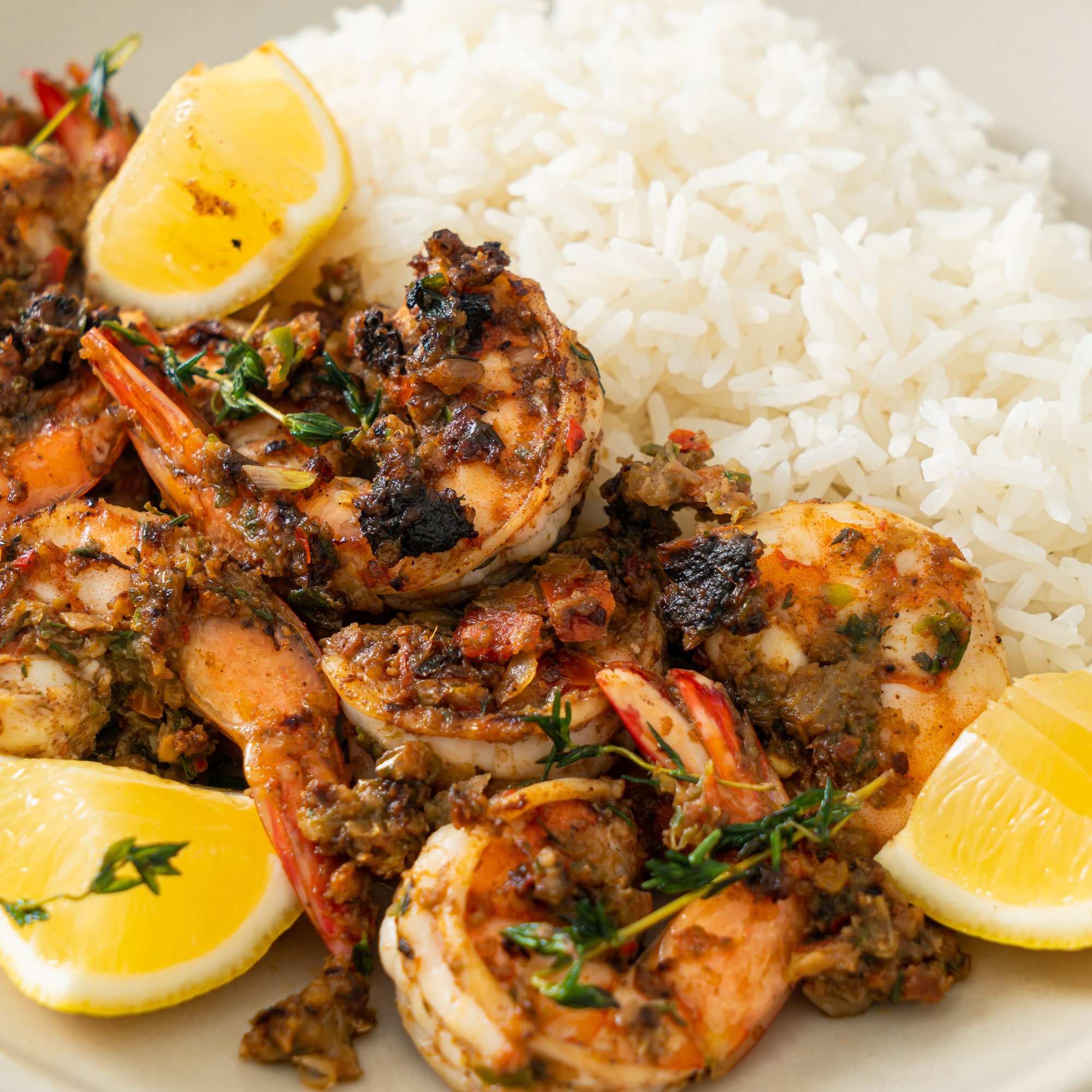 Jerked Shrimp*