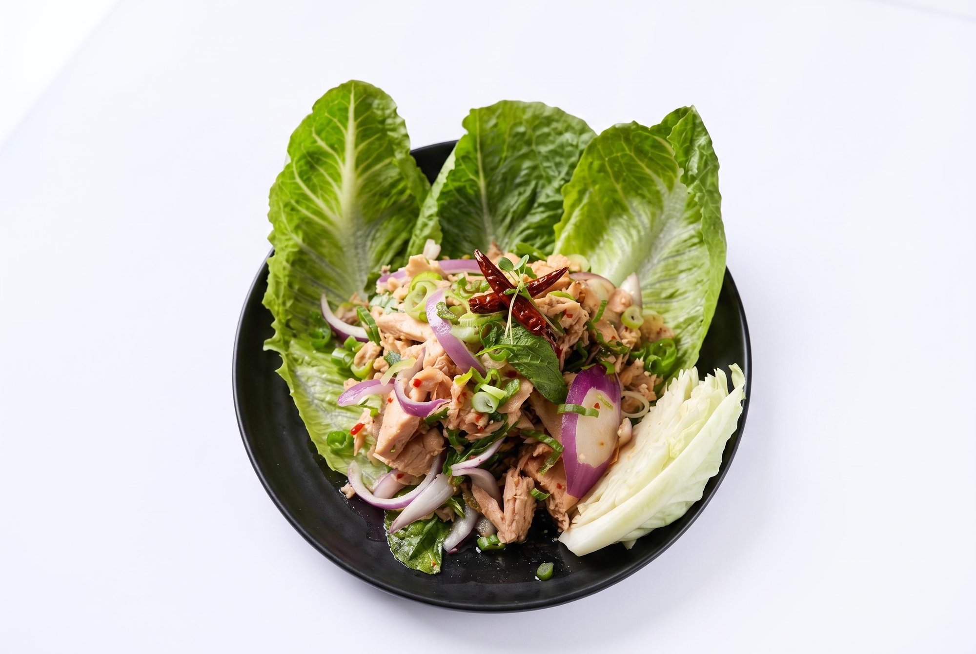 Salmon larb