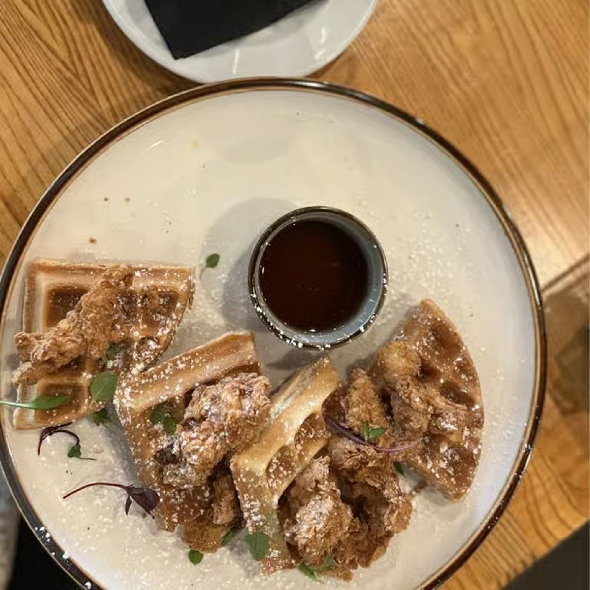 Fried Chicken & Waffle Benedict