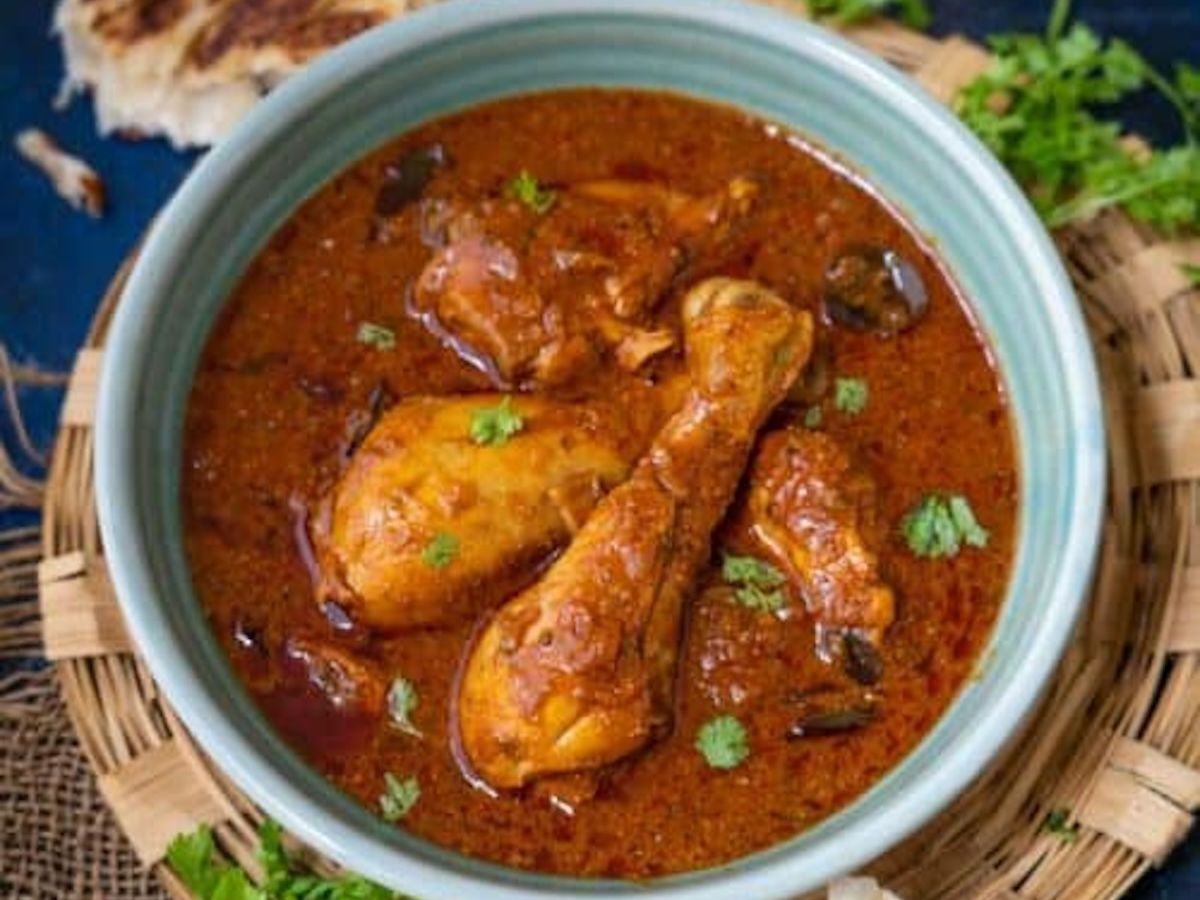 Guntur Chicken Curry with bone