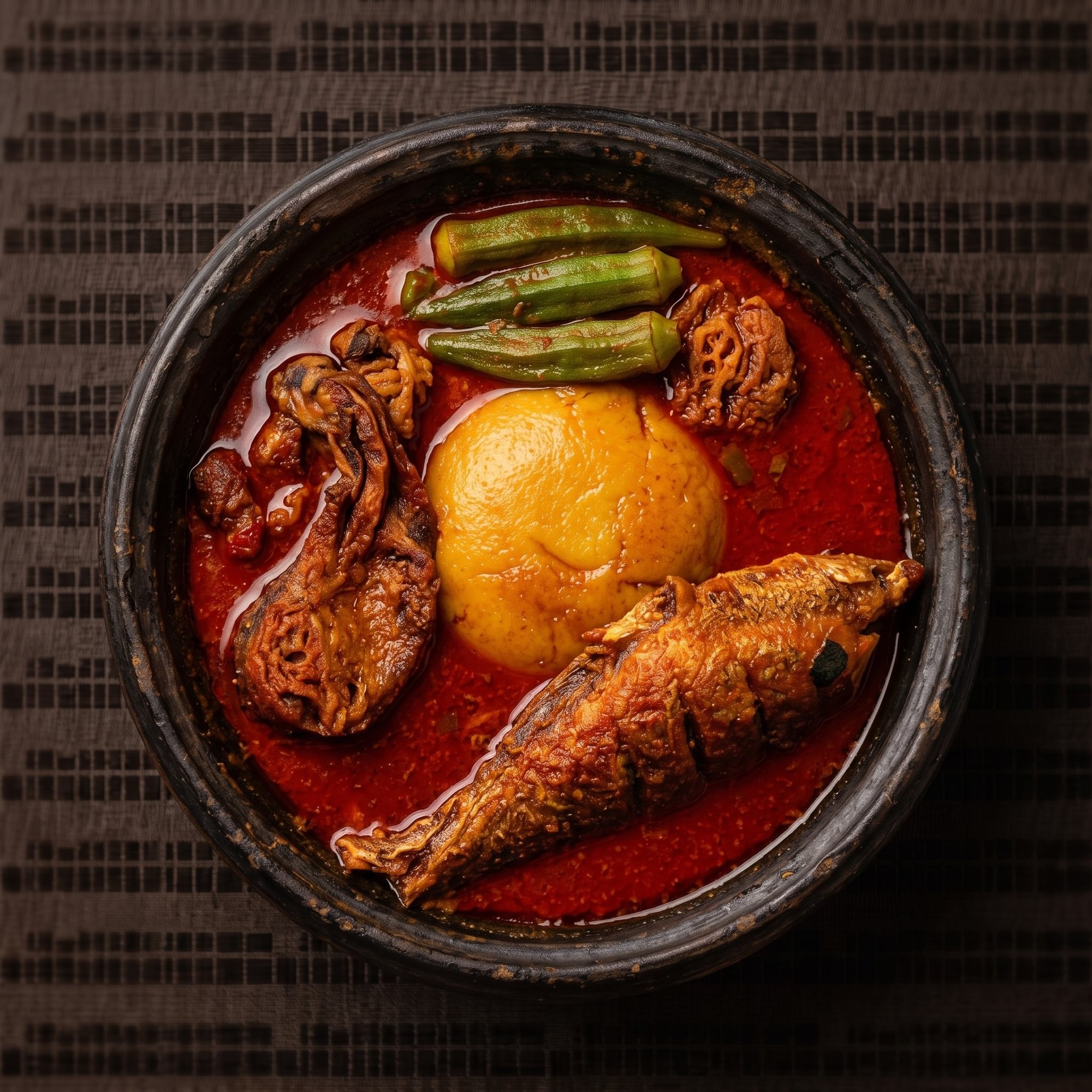 Palmnut Soup with Meats Only