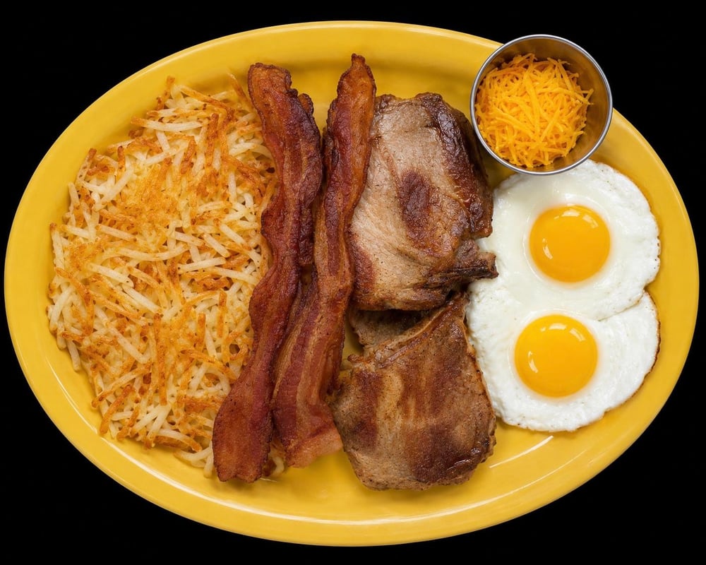 Pork Chop & Eggs