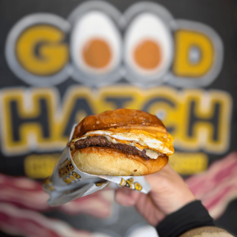 New! Breakfast smash burger