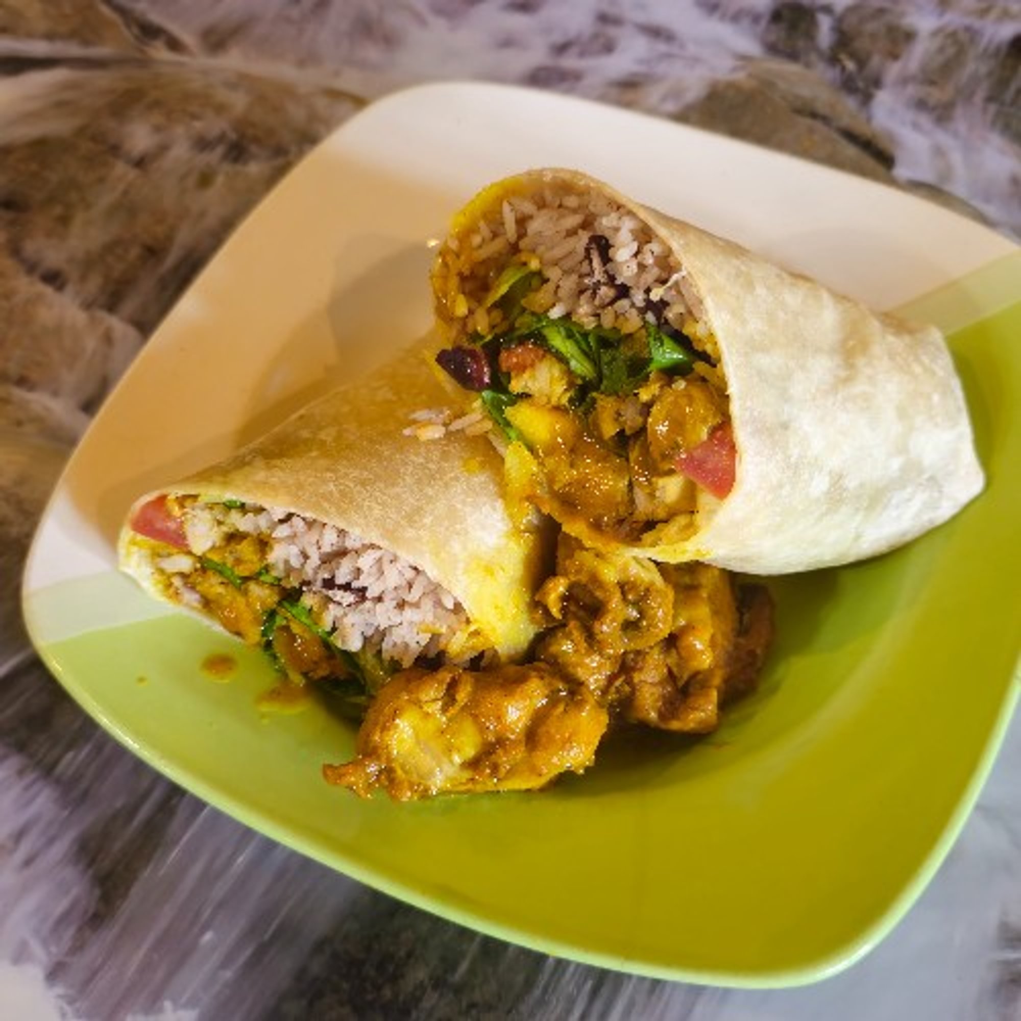 Curry Chicken Wrap