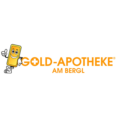 Logo der Gold-Apotheke am Bergl