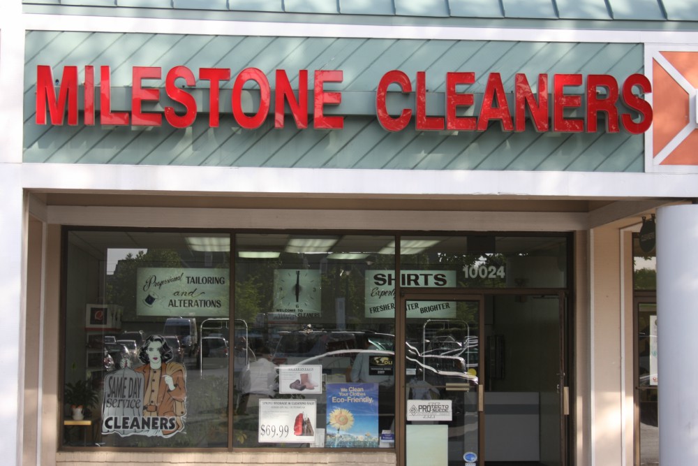 Milestone Cleaners Logo