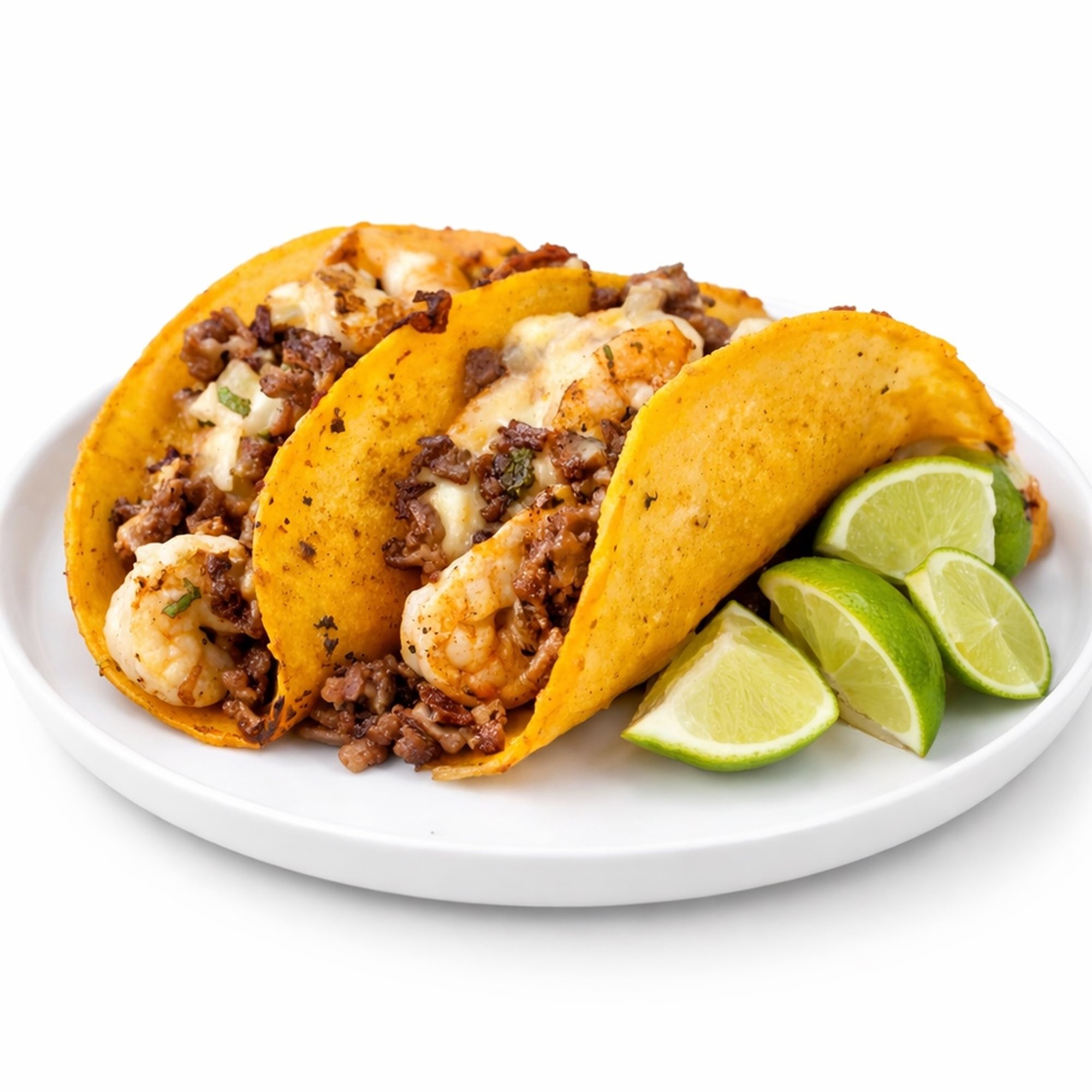 3 Surf ’N’ Turf Tacos