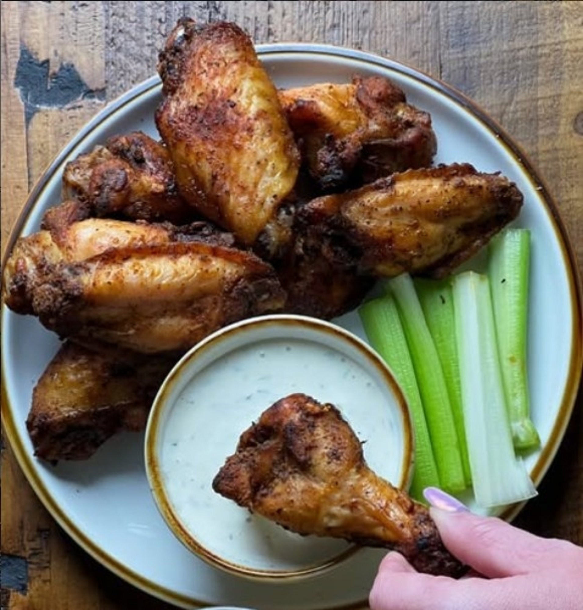 Spicy Baked Wings