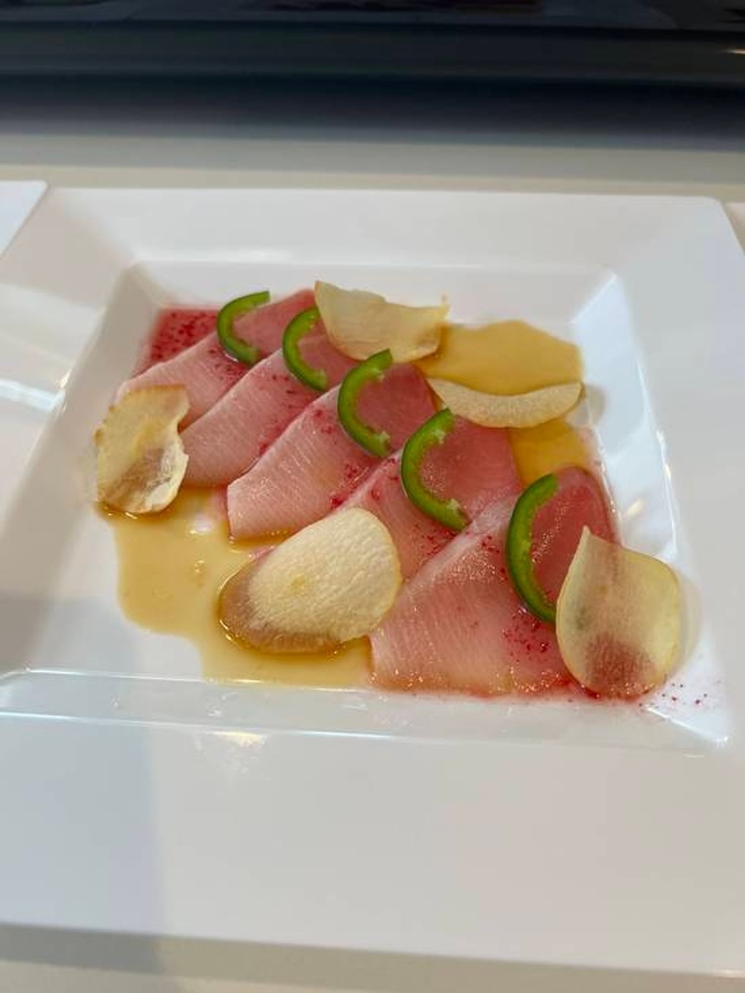 Hamachi Crudo