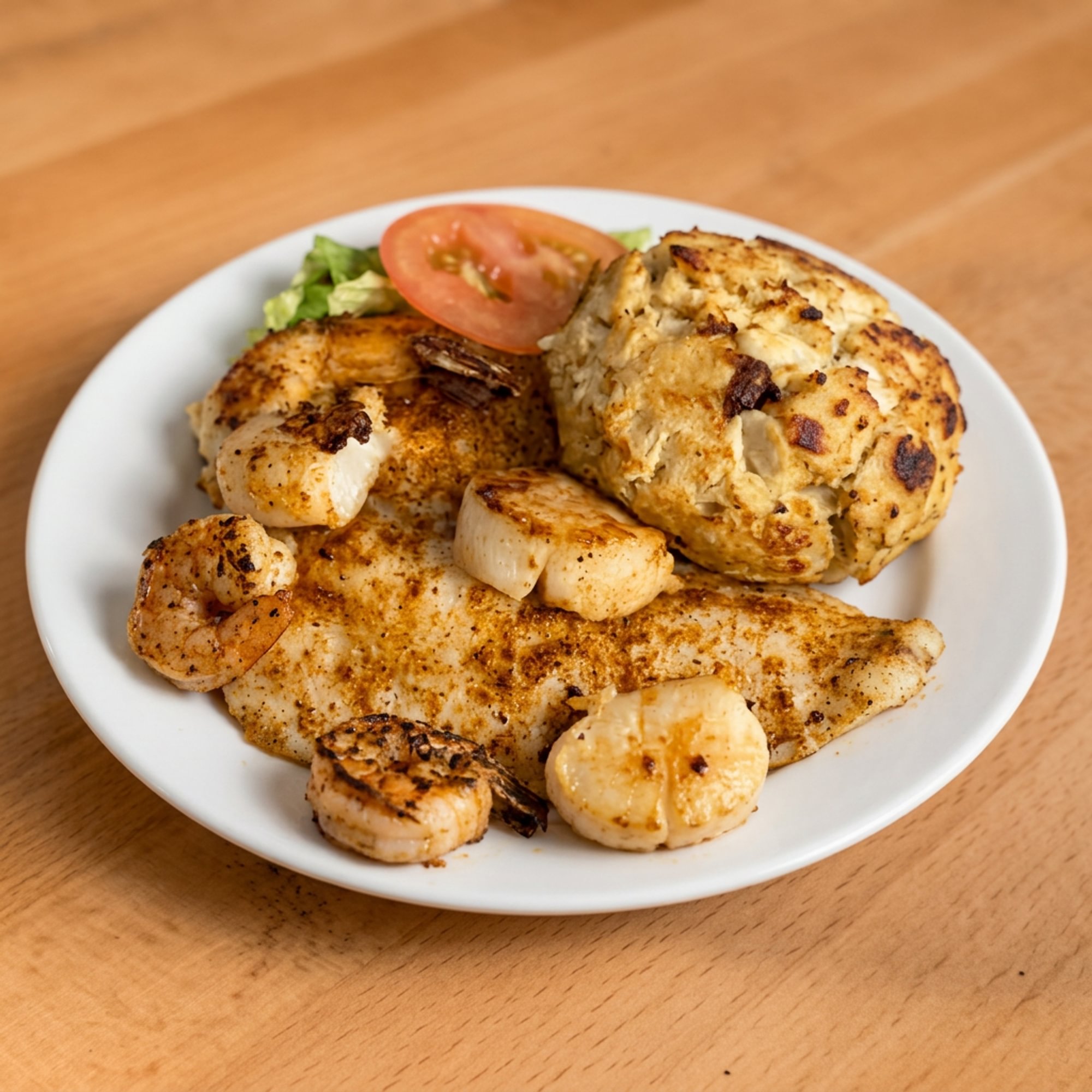 Fried Seafood Platter (Entree)