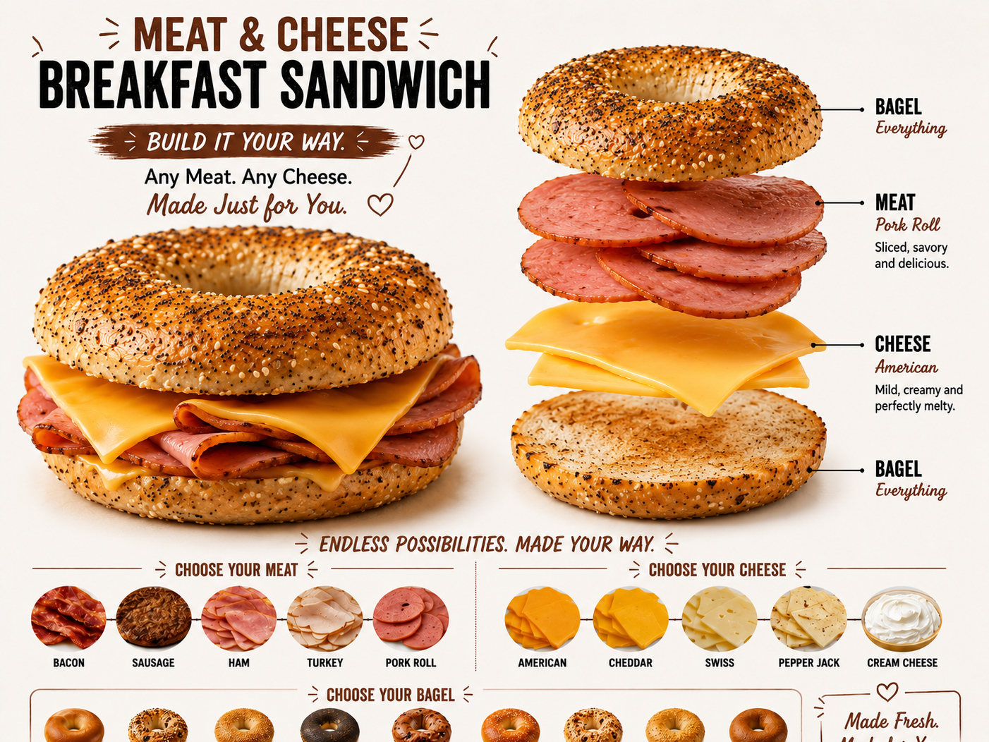 Breakfast Meat Sandwich
