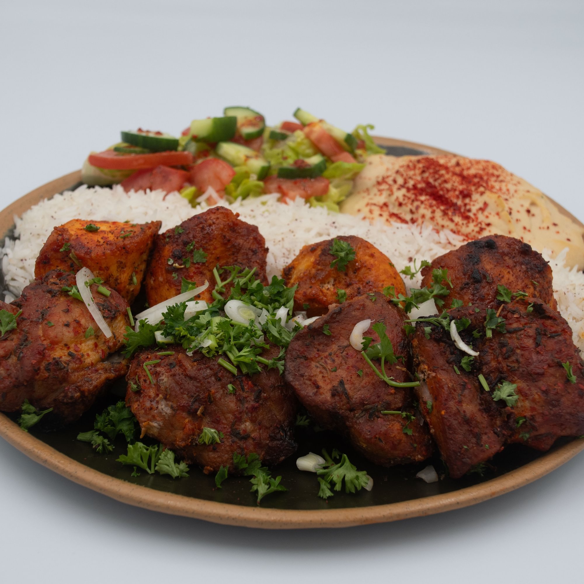 #25 Pork Shish & Chicken Breast Combo