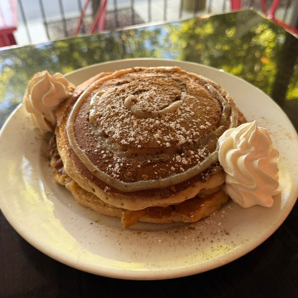 Cinnamon Bun Pancakes