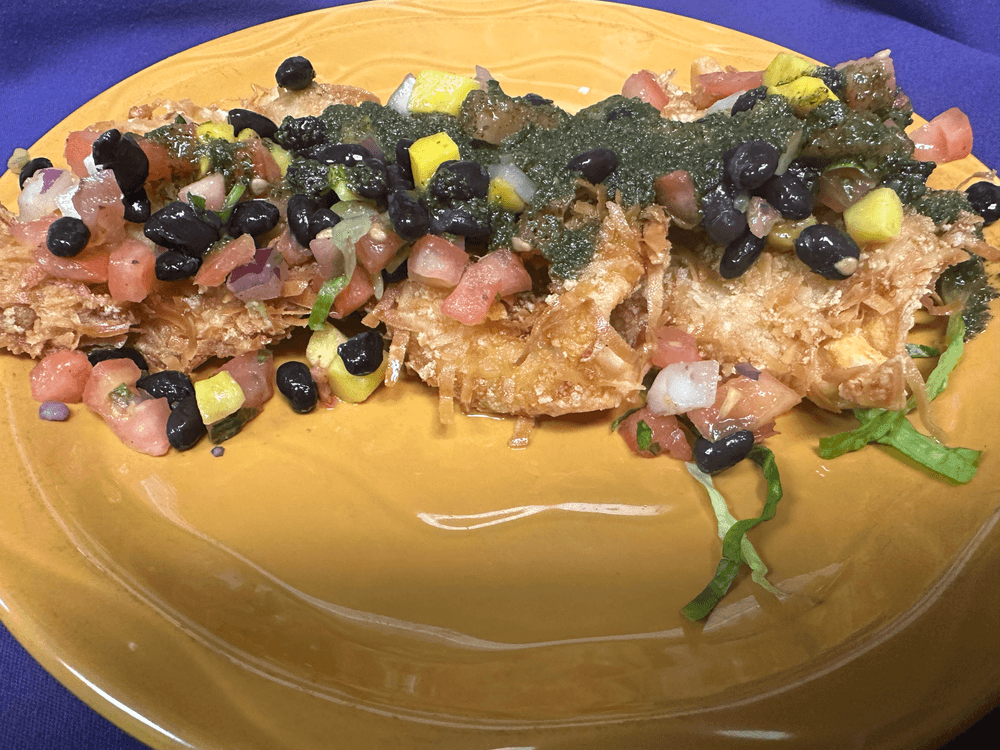 Chimichurri Coconut Shrimp