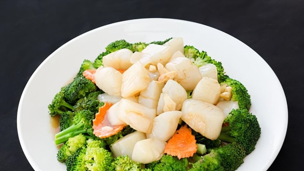 Garlic & Pepper Scallops