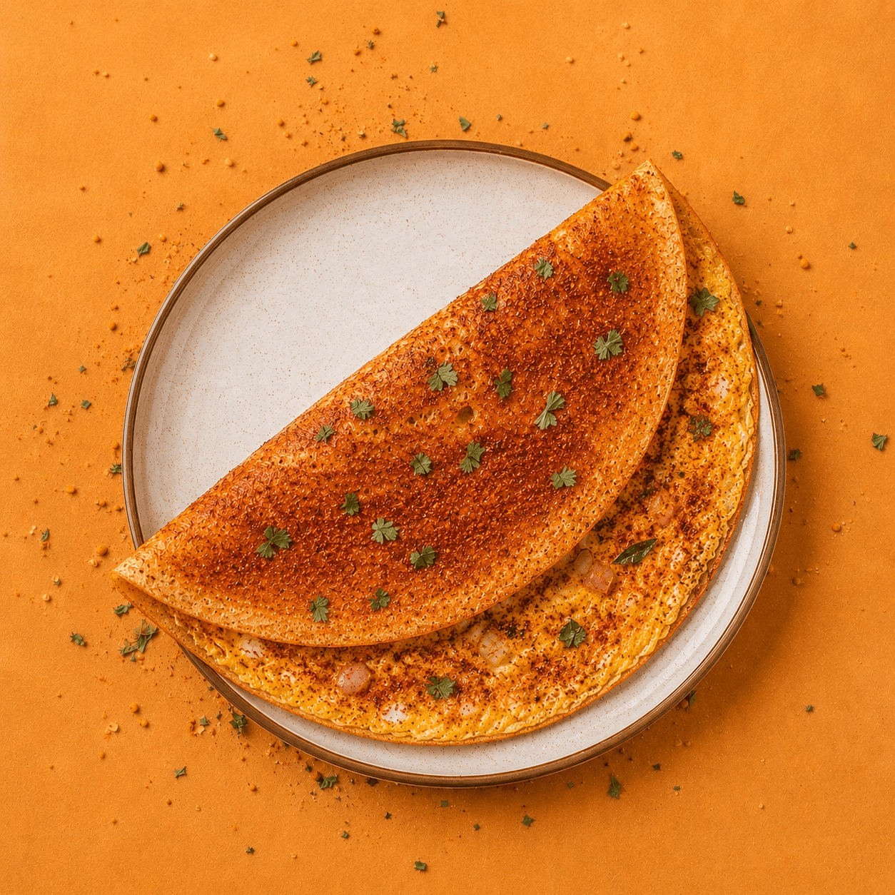 Egg Karam Dosa