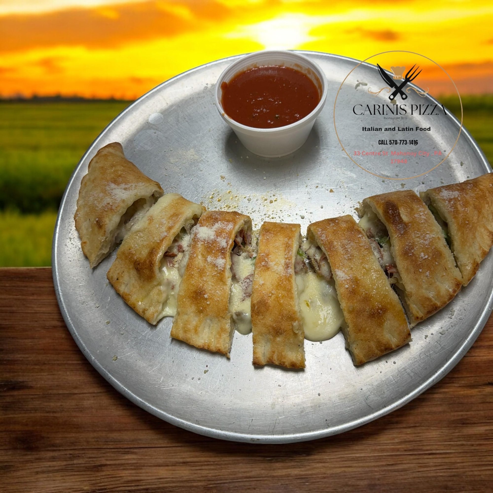 Buffalo Chicken Calzone